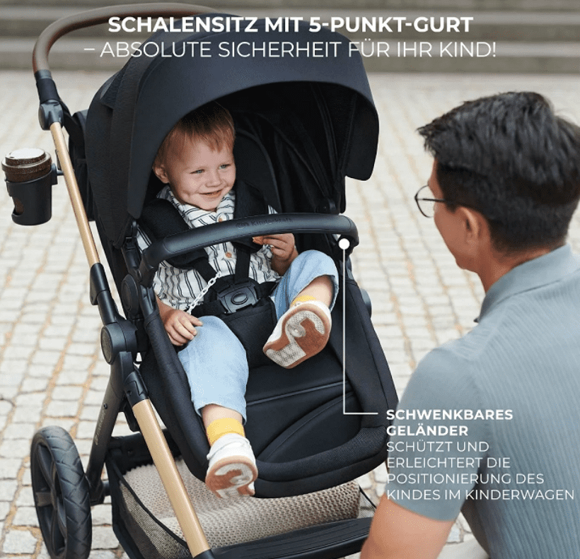 Kinderkraft 4in1 Kombikinderwagen MOOV 2 schwarz Kinderkraft 4in1 Kombikinderwagen MOOV 2 schwarz