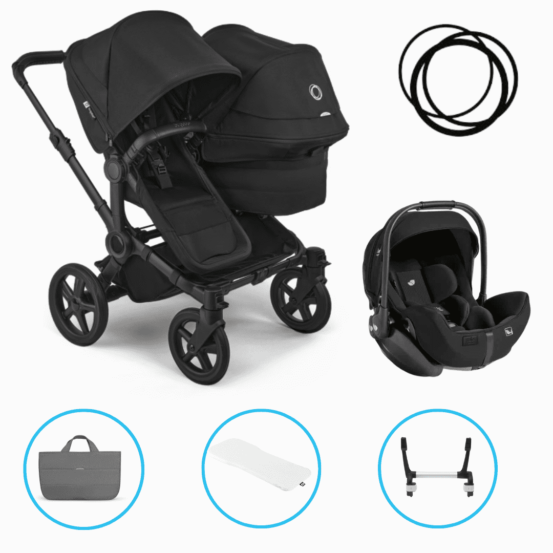 Bugaboo Donkey 6 Duo 3in1 Set Heritage Black inkl. i-Level Pro Eclipse