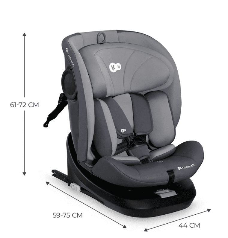 Kinderkraft Autositz I-GROW i-Size grau Kinderkraft Autositz I-GROW i-Size grau