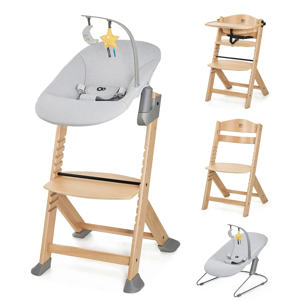 Kinderkraft Hochstuhl Enock mit Liegefunktion CALMEE Kinderkraft Hochstuhl Enock mit Liegefunktion CALMEE