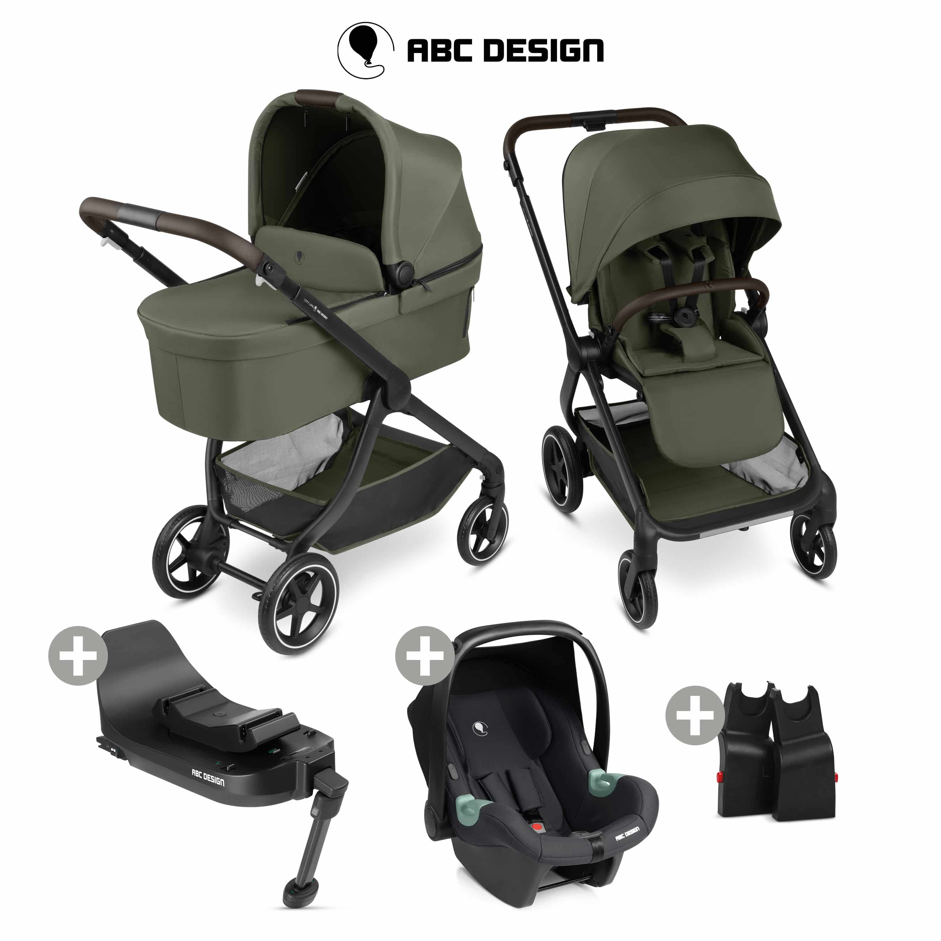 ABC Design City Life All in One Set inkl. Isofix Base Root