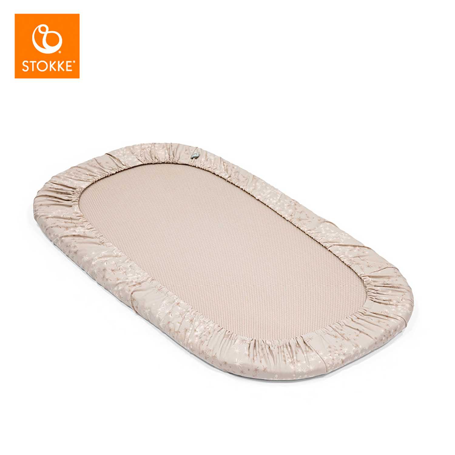 Stokke Snoozi Spannbettlaken - beige/weiß -2 Stück Stokke Snoozi Spannbettlaken - beige/weiß -2 Stück