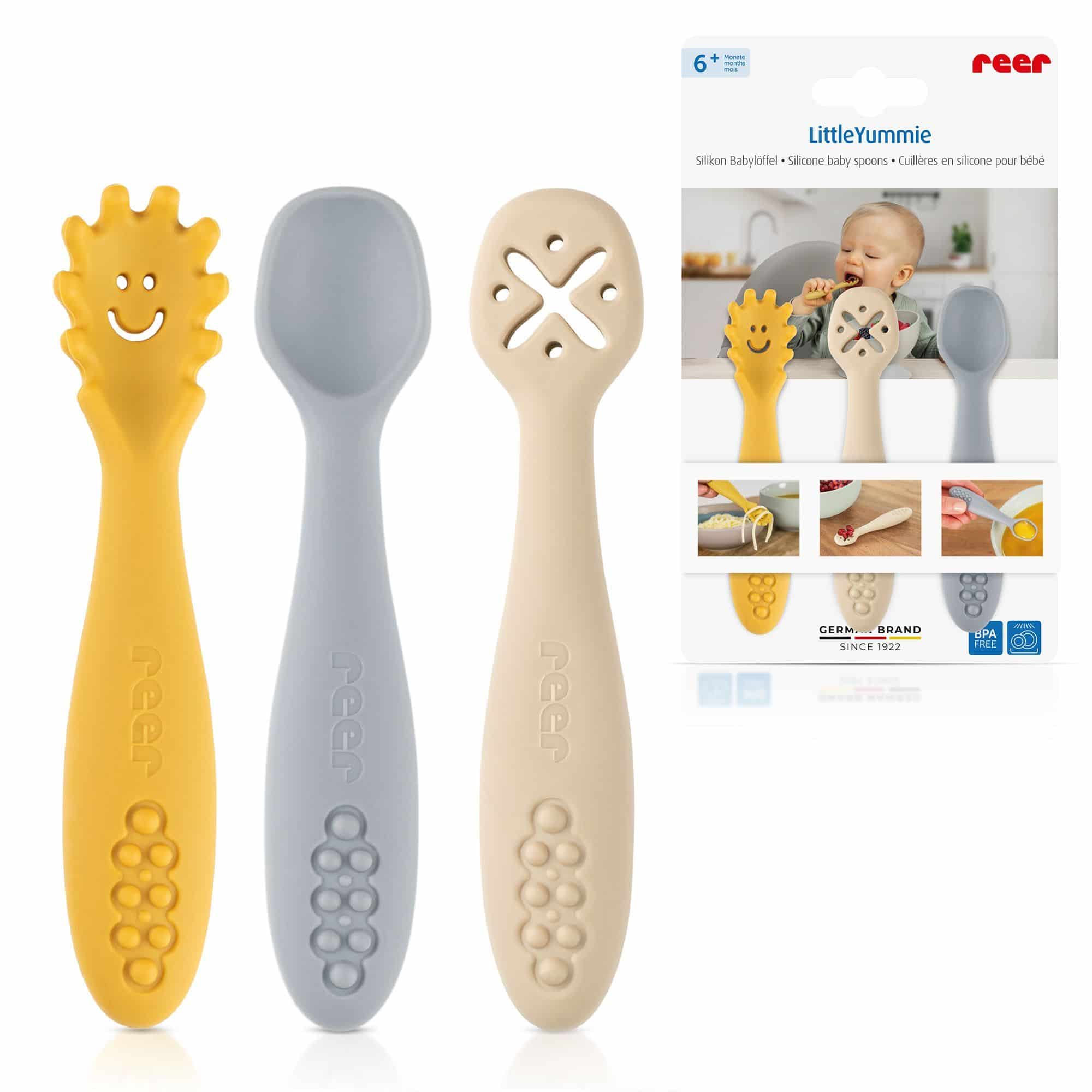 reer LittleYumie Silikon Babylöffel reer LittleYumie Silikon Babylöffel