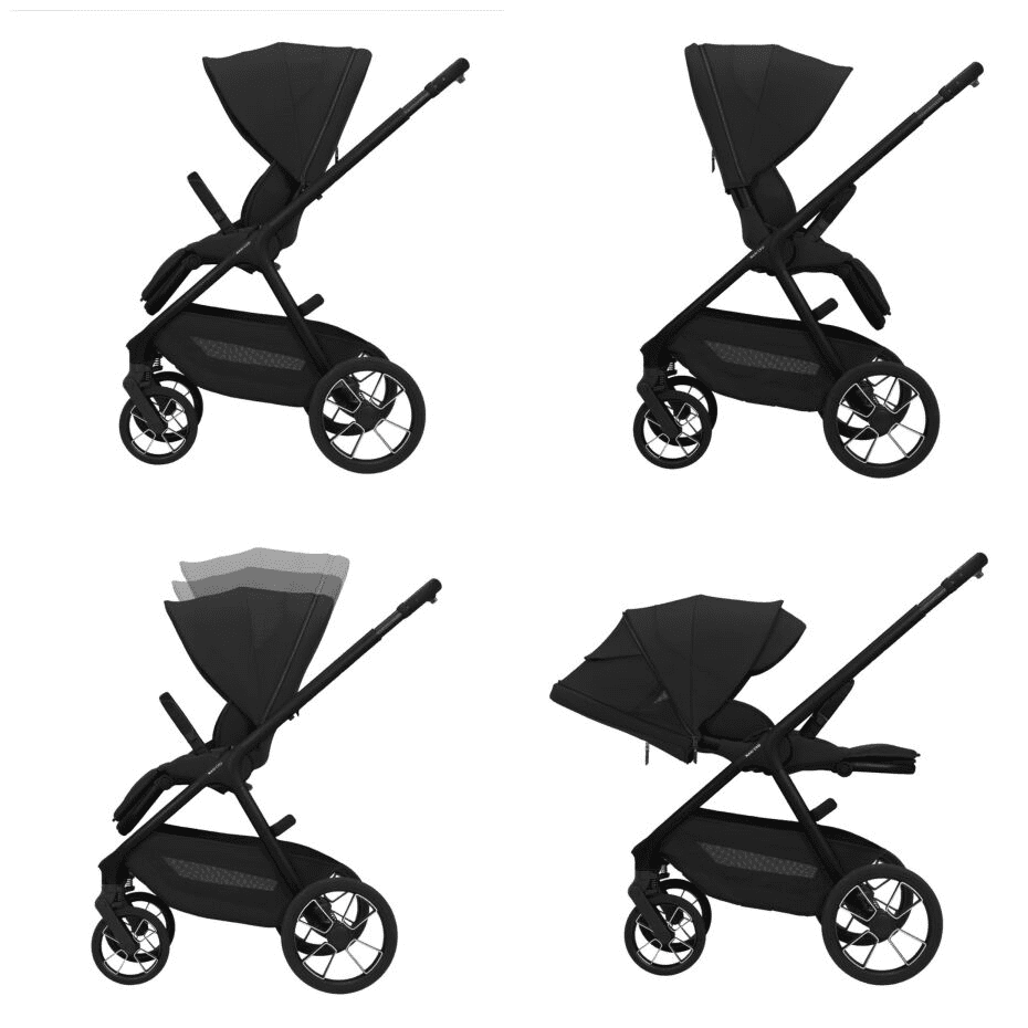 Maxi Cosi Oxford + 5in1 Kinderwagen-Set Epresso Brown inkl. Babyschale Espresso Brown und Base
