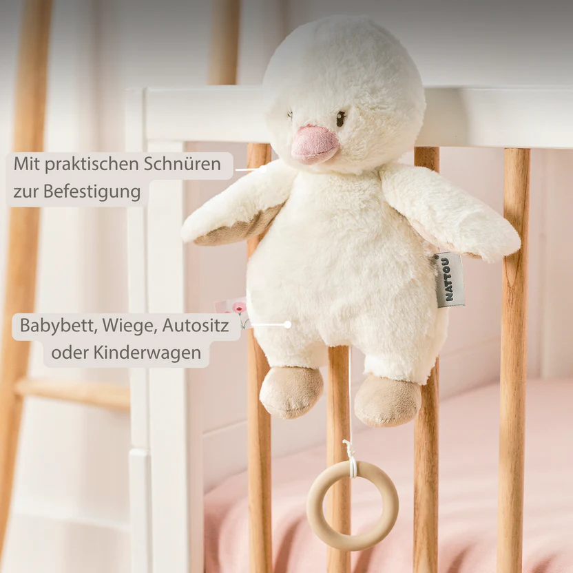 Nattou FanFan Musik-Kuscheltier Ente