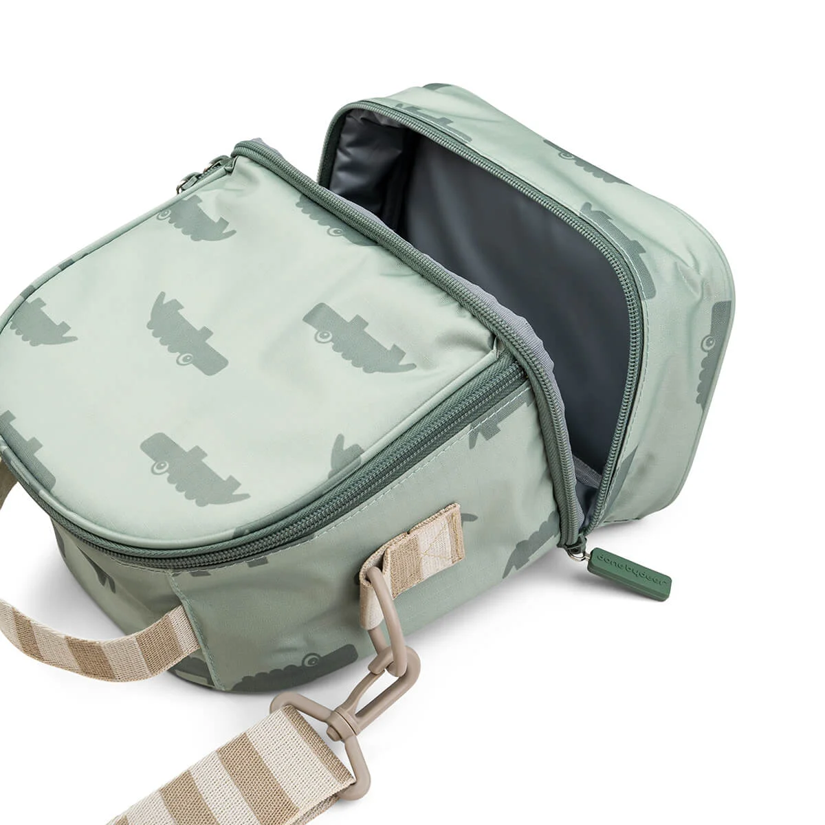 Done by Deer Isolierte Kinder-Lunchtasche Croco Green Done by Deer Isolierte Kinder-Lunchtasche Croco Green