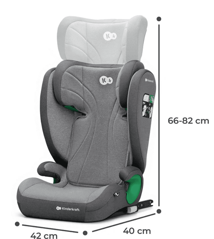 Kinderkraft Autositz JUNIOR FIX 2 grau Kinderkraft Autositz JUNIOR FIX 2 grau