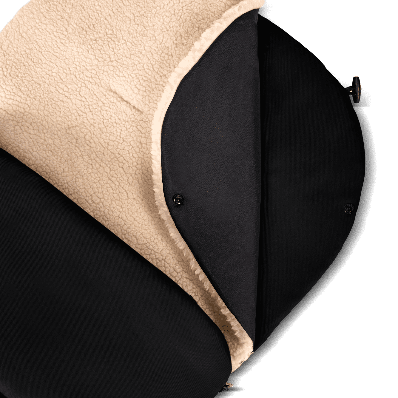 MOON Premium Winterfußsack Onxy - mit Kunstfelleinsatz