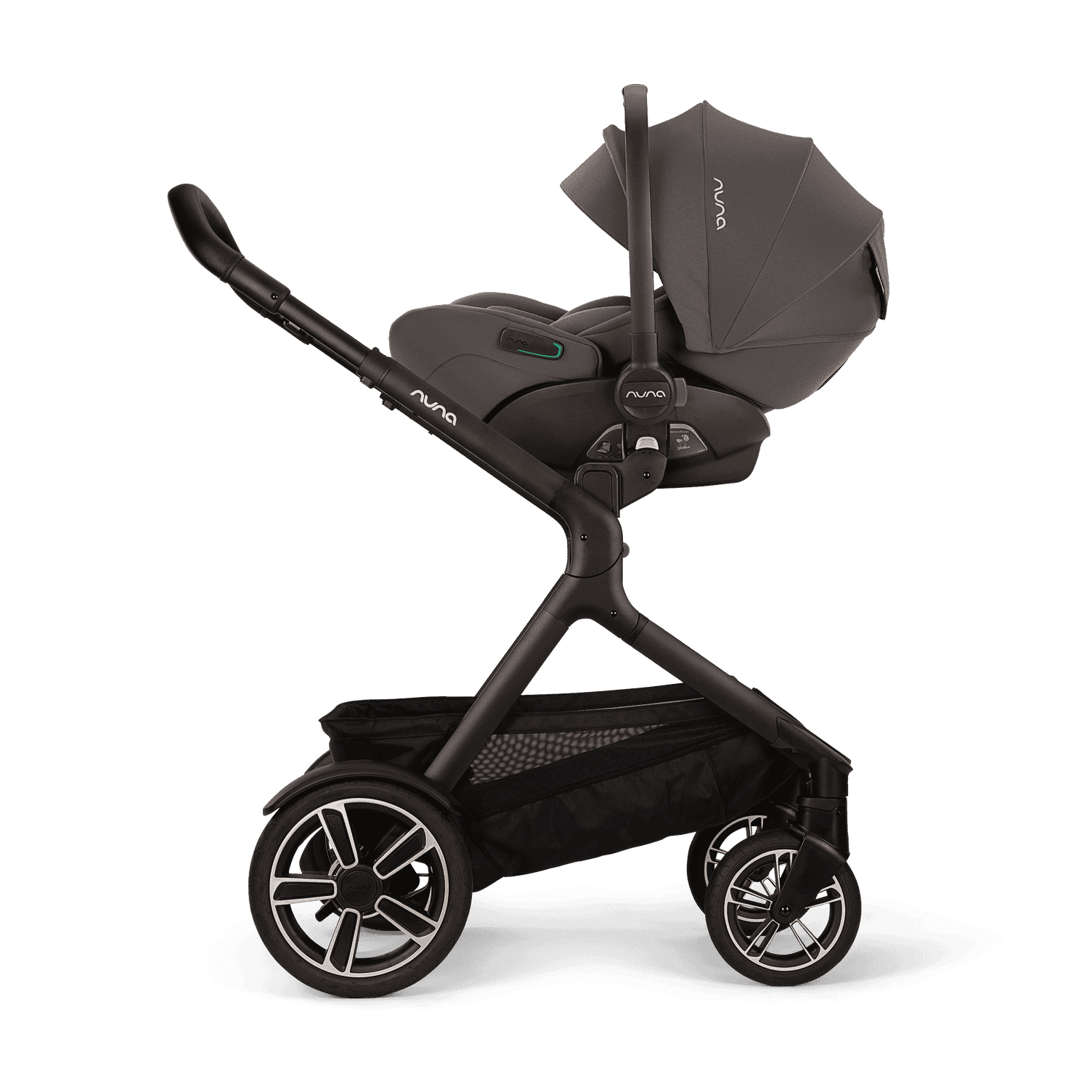 Nuna DEMI Next 4in1 Kinderwagen Set Thunder inkl. Arra Flex Thunder und Base Next