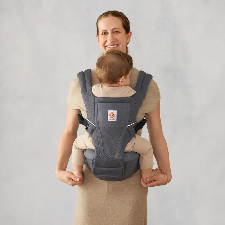 Ergobaby Alta Hüftsitz Babytrage Graphite Grey