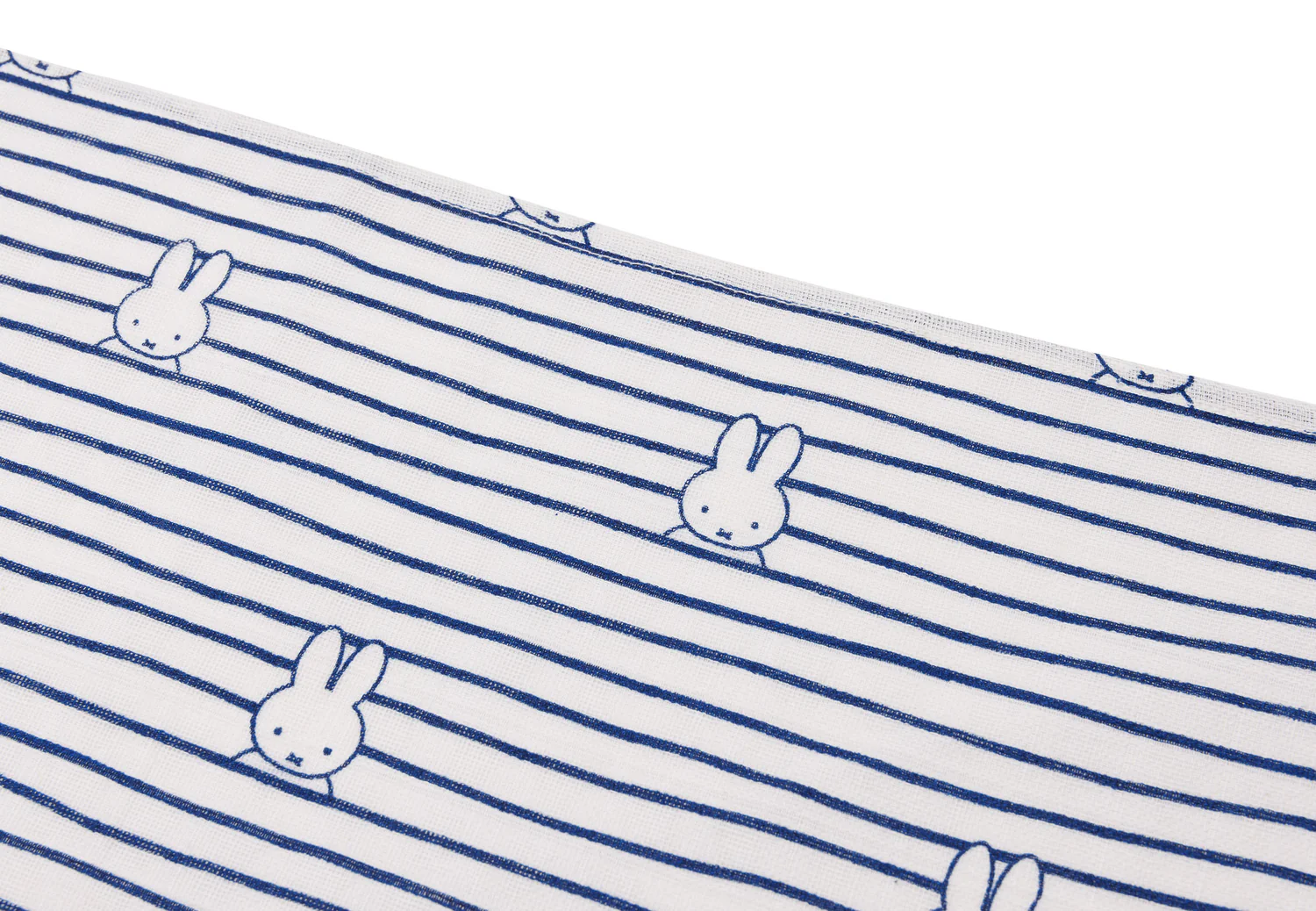 Jollein Spucktuch 3er Pack 70x70 cm Miffy Stripe - Navy