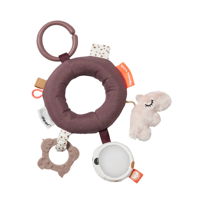 Done by Deer Activity Ring – Deer Friends Rosa – Der Done by Deer Activity Ring -Deer Friends- Rosa fördert die Sinne Deines Babys mit Beißring, Spiegel, Rassel und Knistergeräuschen – perfekt zum Greifen, Spielen und Entdecken. Done by Deer Activity Ring – Deer Friends Rosa – Der Done by Deer Activity Ring -Deer Friends- Rosa fördert die Sinne Deines Babys mit Beißring, Spiegel, Rassel und Knistergeräuschen – perfekt zum Greifen, Spielen und Entdecken.