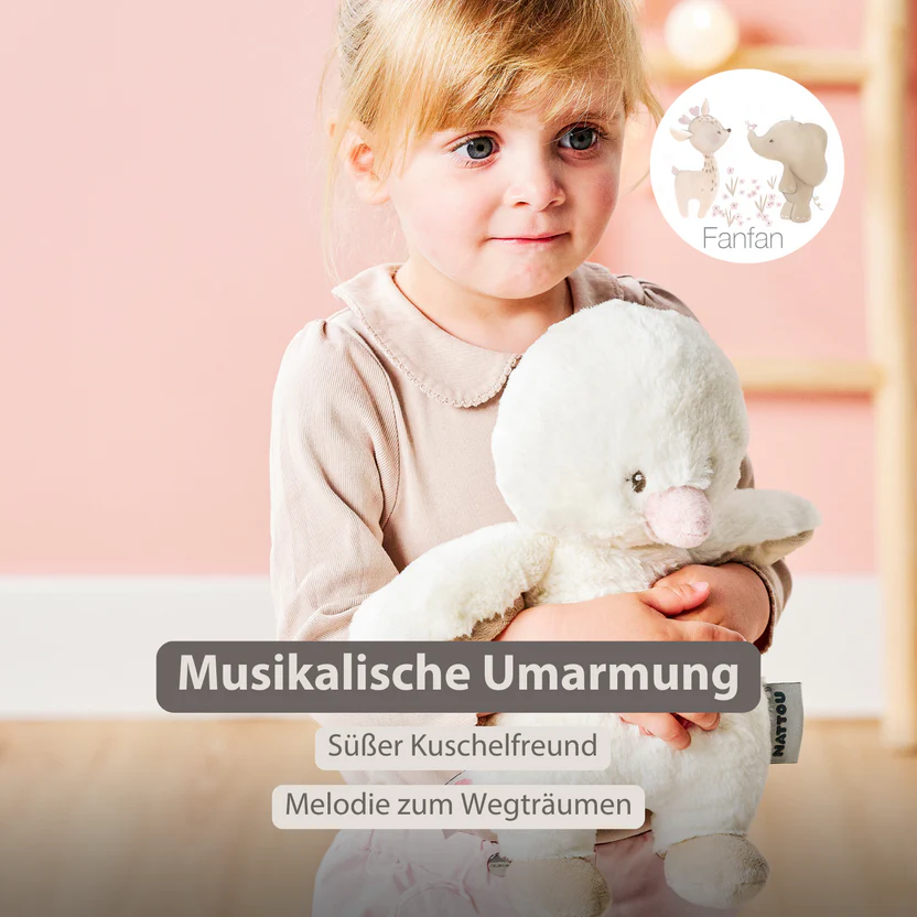 Nattou FanFan Musik-Kuscheltier Ente