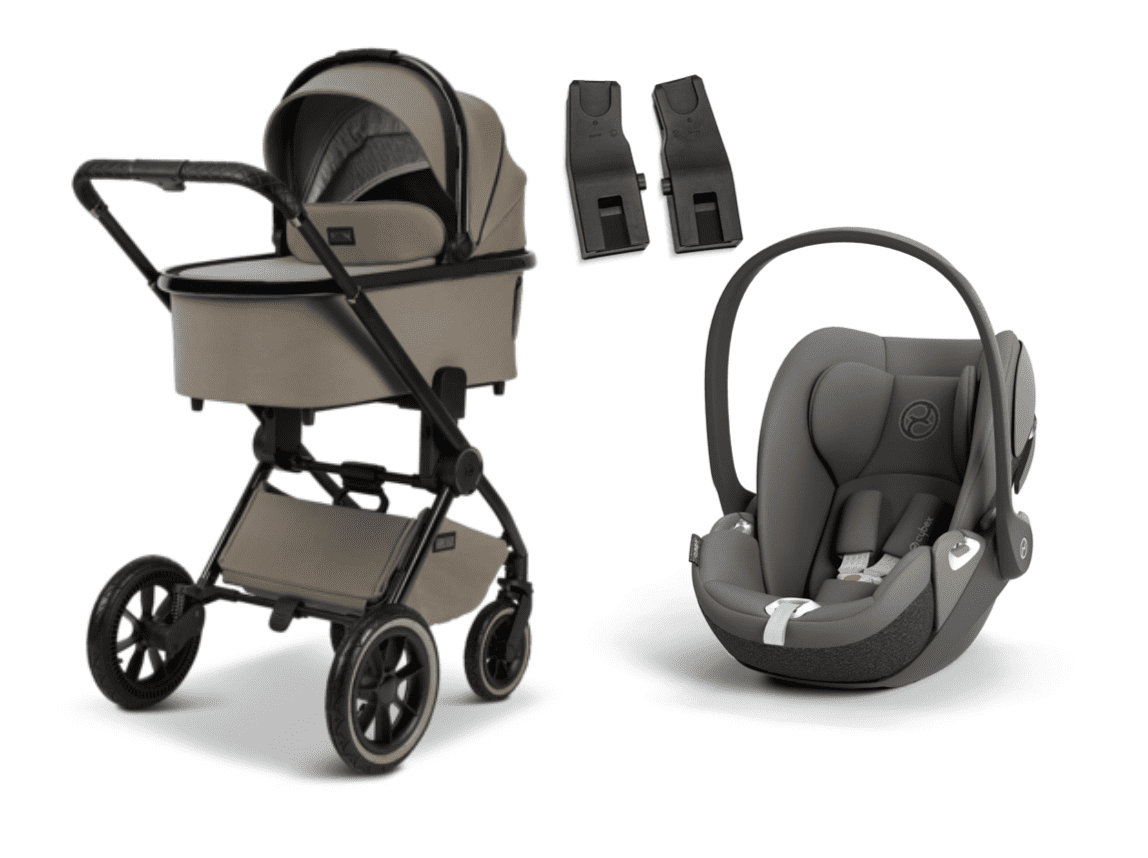 Moon GIO+ Kombikinderwagen Set 3in1 inkl. Cybex Cloud T i-Size Babyschale