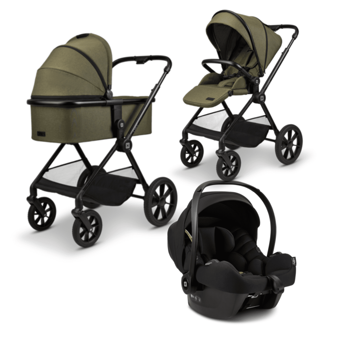 Moon CLICC Kombikinderwagen  inkl. COSMO Babyschale