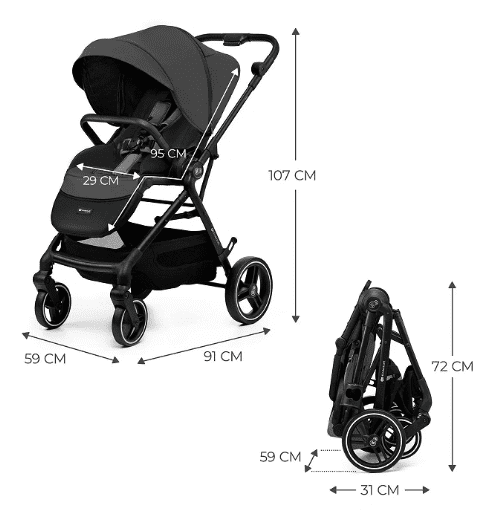Kinderkraft Buggy YOXI grau Kinderkraft Buggy YOXI grau