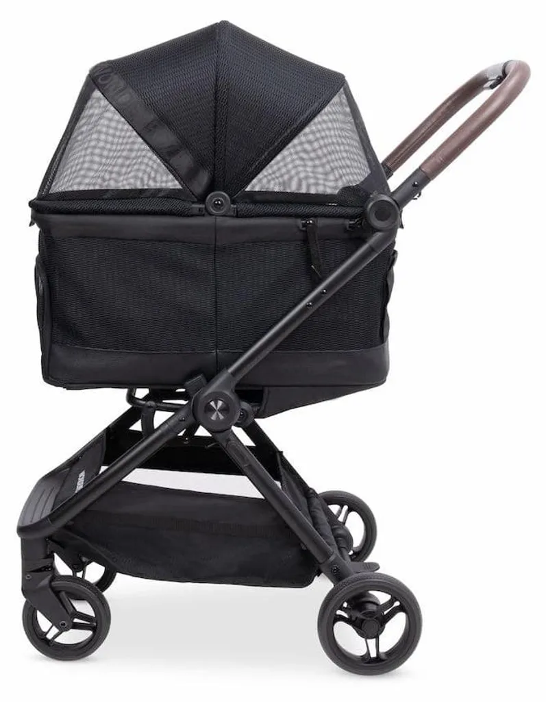 Wonderfold Bella-Haustier-Buggy Schwarz