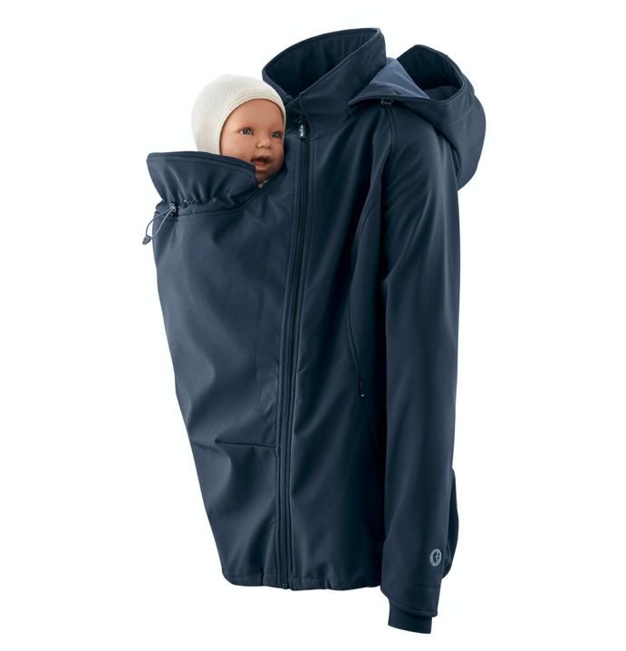 mamalila Softshell-Tragejacke Allrounder - navy L