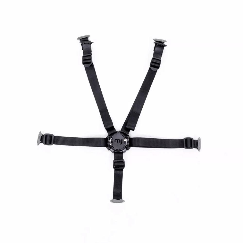 my junior VIGO Sportsitz 5-Punkt Anschnallgurt Grau – Einfach den VIGO 5-Punkt-Gurt austauschen: sichere Montage mit Arretierungskeilen in Schwarz oder Grau. Passend für den my junior VIGO Sportsitz.