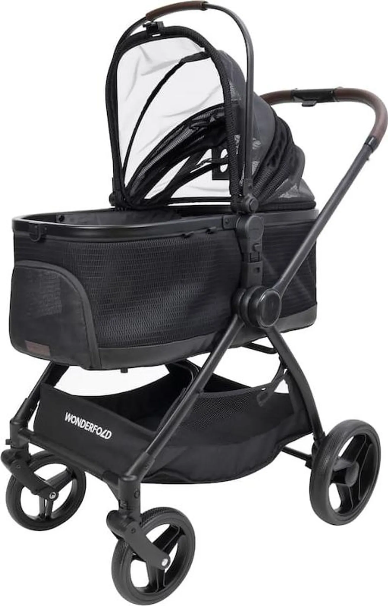 Wonderfold P3 Hunde-Buggy Schwarz