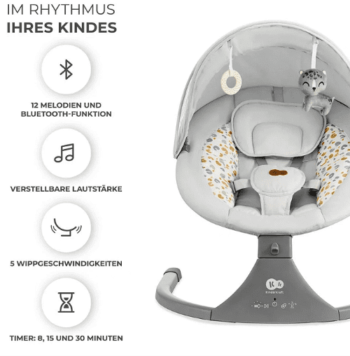 Kinderkraft 2in1 elektrische Babywippe LUMI 2
