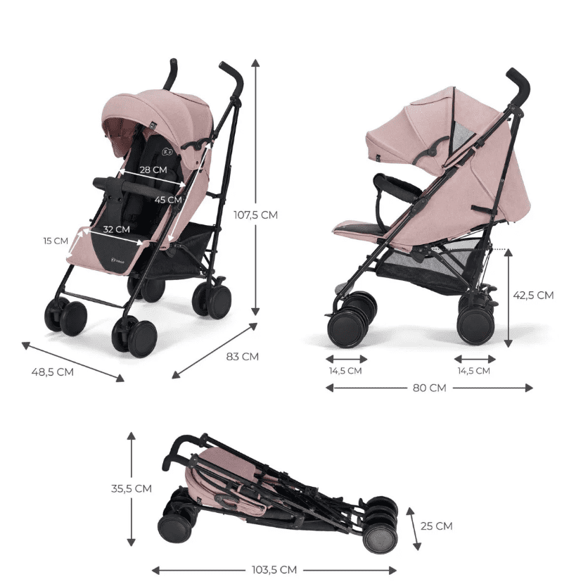 Kinderkraft Buggy SIESTA rosa Kinderkraft Buggy SIESTA rosa