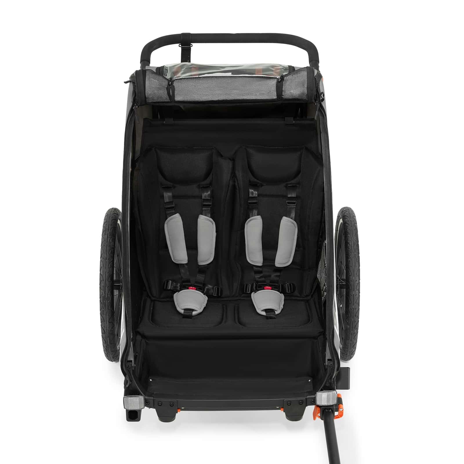Kinderkraft Fahrradanhänger 2in1 NAVA WALK Grau