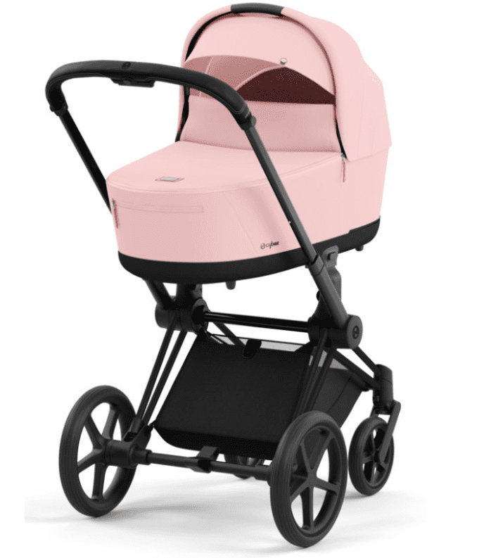 CYBEX PRIAM Kombikinderwagen matt schwarz peach pink CYBEX PRIAM Kombikinderwagen matt schwarz peach pink