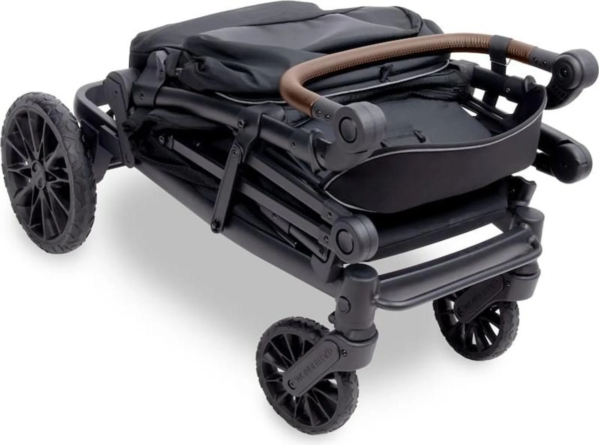 Wonderfold L2 Buggy-Wagen 2-Sitzer - Schwarz