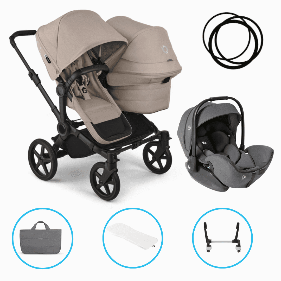Bugaboo Donkey 6 Duo 3in1 Set Desert Taupe inkl. i-Level Pro Ebony