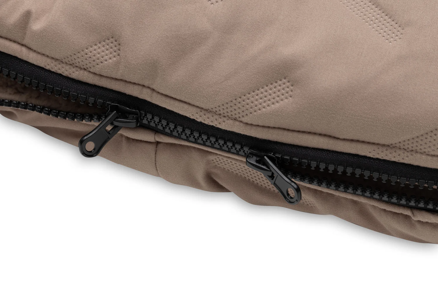 Jollein Fußsack gruppe 0+ 3/5 Punkte - Embossed Milky Coffee