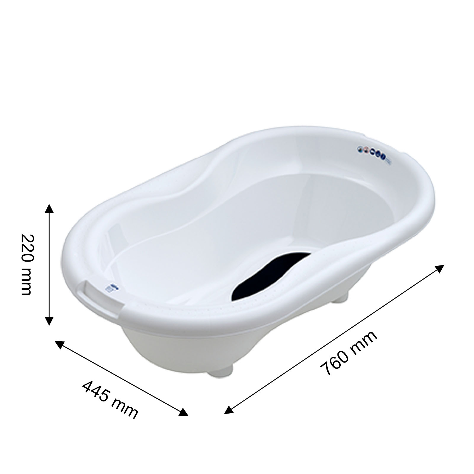 Rotho Badewanne TOP Badelinie white Rotho Badewanne TOP Badelinie white