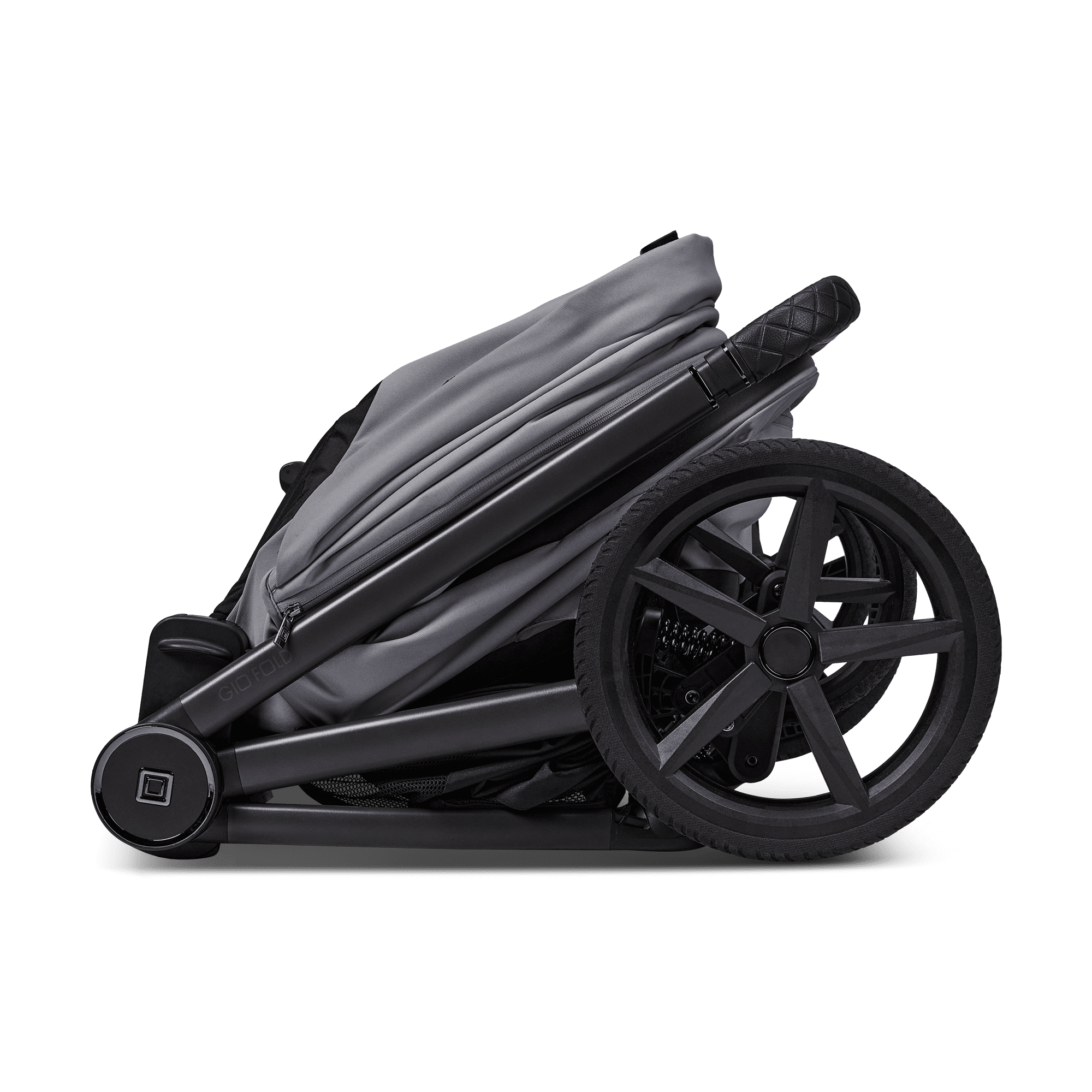 Moon GIO Fold 3in 1 Kombikinderwagen Graphite mit Babyschale Cosmo 2.0 und Lightweight-Rädern
