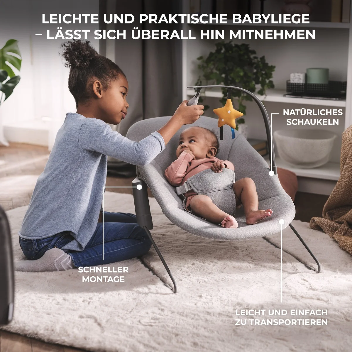 Kinderkraft Hochstuhl Enock mit Liegefunktion CALMEE Kinderkraft Hochstuhl Enock mit Liegefunktion CALMEE