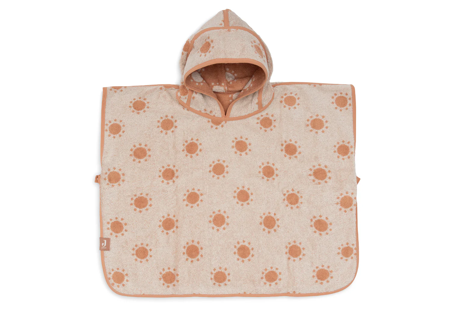 Jollein Badeponcho Jacquard - Light Terra