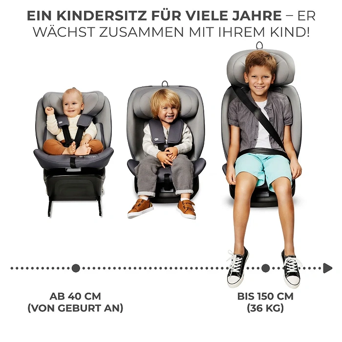 Kinderkraft Kindersitz i-Grow i-Size black Kinderkraft Kindersitz i-Grow i-Size black