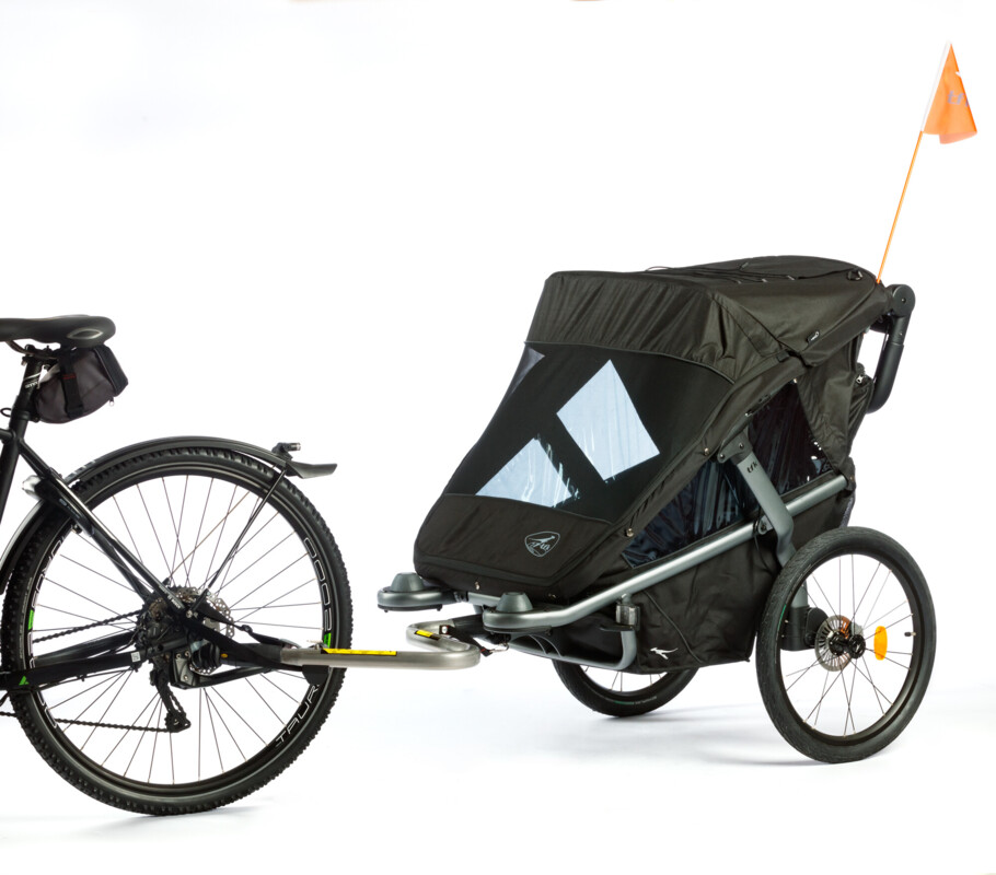 TFK Velo 2 Fahrradanhänger/ Kinderwagen inkl. Deichsel