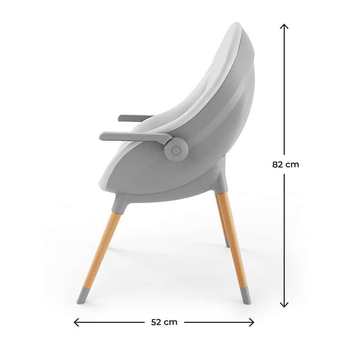 Kinderkraft FINI UP 3in1 Hochstuhl Grau