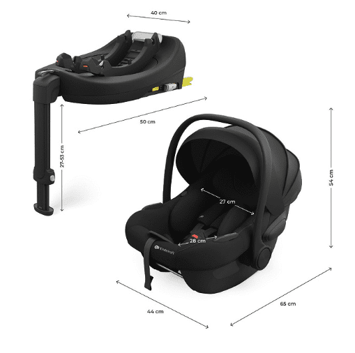 Kinderkraft Babyschale I-LITE Schwarz mit ENDURA SAFE Basisstation Kinderkraft Babyschale I-LITE Schwarz mit ENDURA SAFE Basisstation