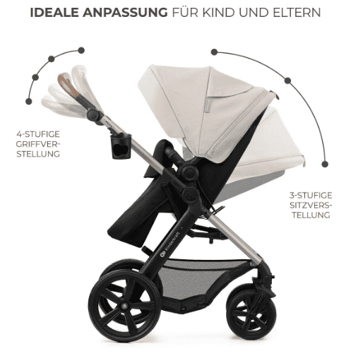 Kinderkraft 4in1 Kombikinderwagen MOOV 2 grau Kinderkraft 4in1 Kombikinderwagen MOOV 2 grau