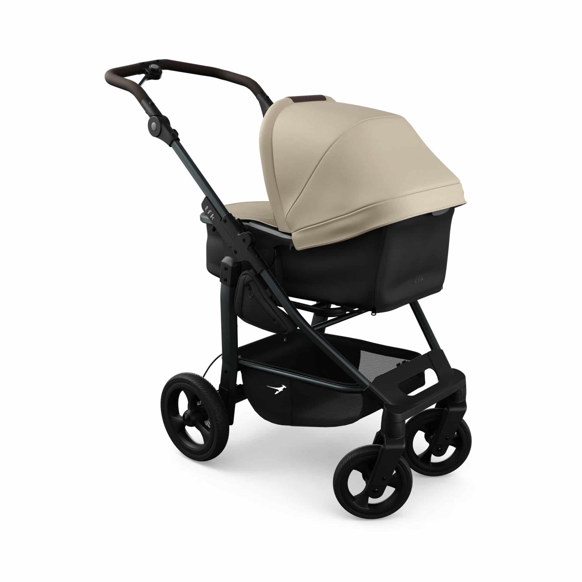 TFK Mono 4 3in1 Kinderwagen Set Sand mit CYBEX Cloud T i-Size Sepia Black & TFK Mono Adapter TFK Mono 4 3in1 Kinderwagen Set Sand mit CYBEX Cloud T i-Size Sepia Black & TFK Mono Adapter