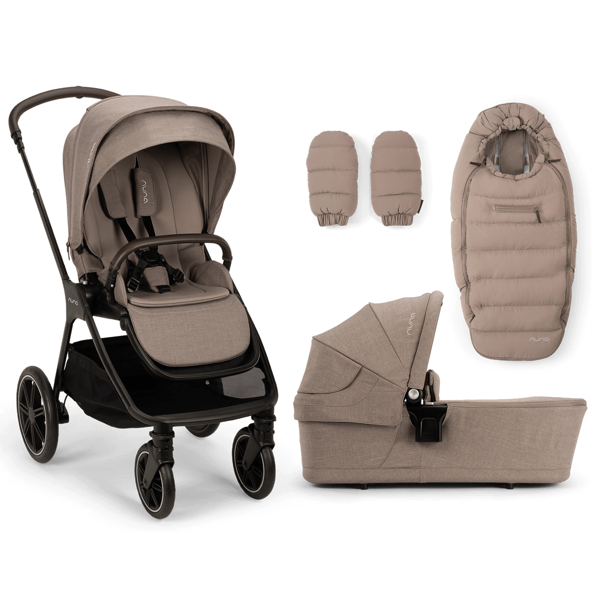 Nuna TRIV lx 3in1 Kinderwagenset Cedar inkl. Arra flex Cedar & gratis Zubehör Nuna TRIV lx 3in1 Kinderwagenset Cedar inkl. Arra flex Cedar & gratis Zubehör