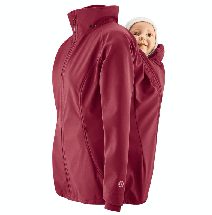 mamalila Softshell-Tragejacke Allrounder - beere L