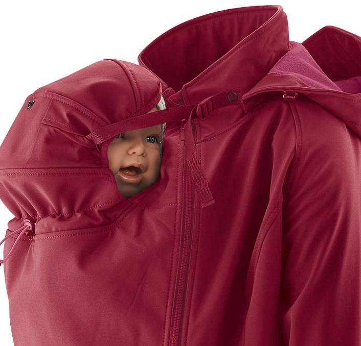 mamalila Softshell-Tragejacke Allrounder - beere L
