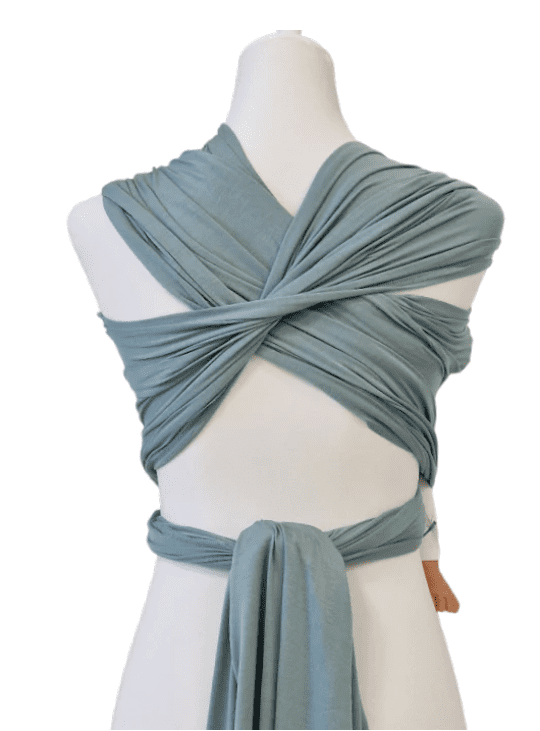 Storchenwiege elastisches Bambus Tragetuch Pistazie