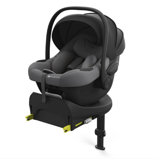 Kinderkraft Babyschale I-LITE Grau mit ENDURA SAFE Basisstation