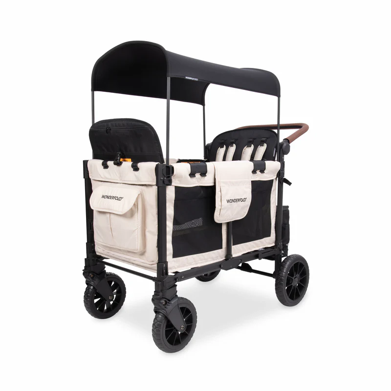 Wonderfold W4 Luxe Pro KinderVan 4-Sitzer - Beige