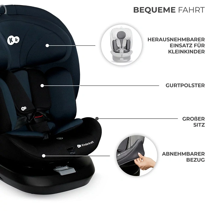 Kinderkraft Kindersitz i-Grow i-Size black Kinderkraft Kindersitz i-Grow i-Size black