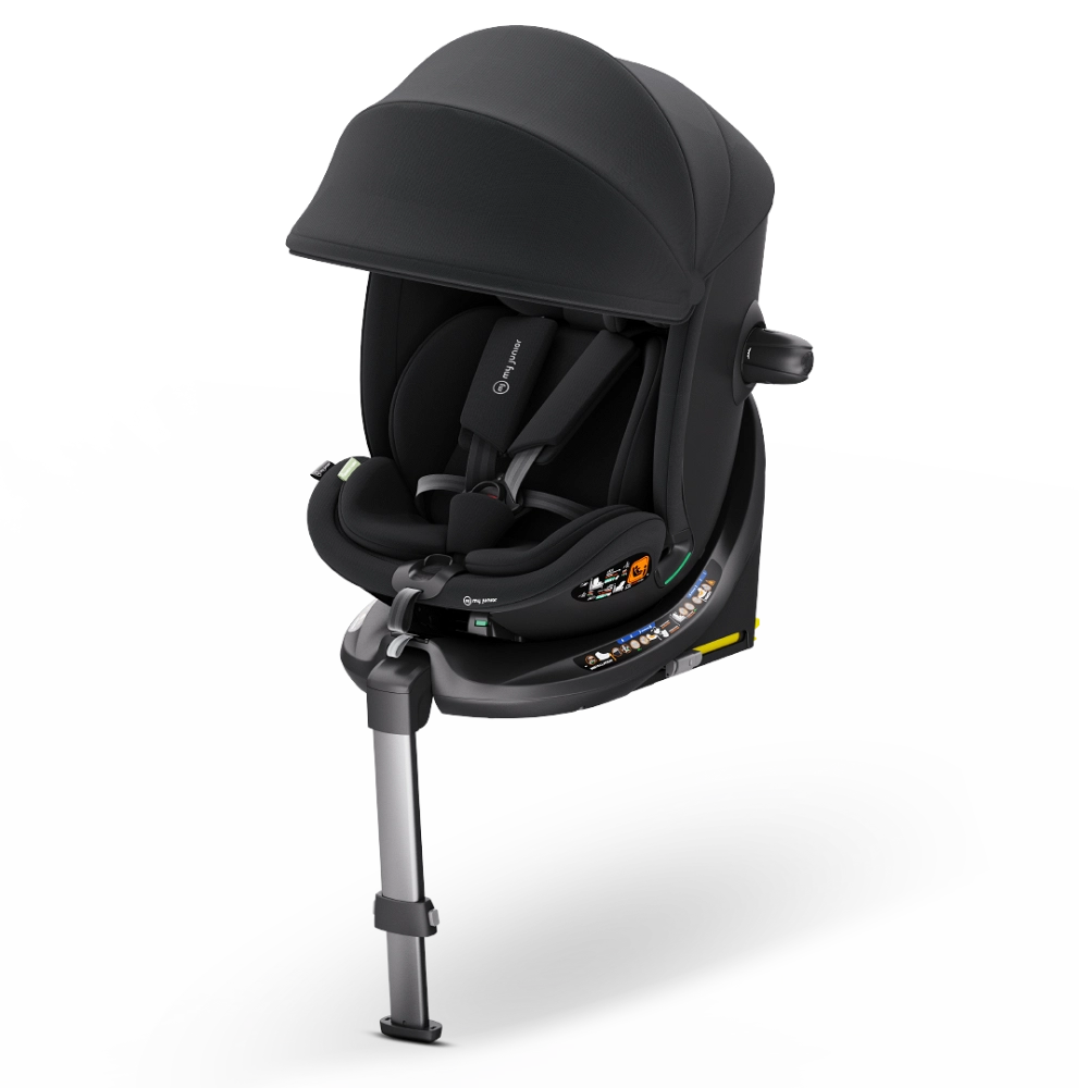 my junior CYRO 360° i-Size Reboarder Schwarz