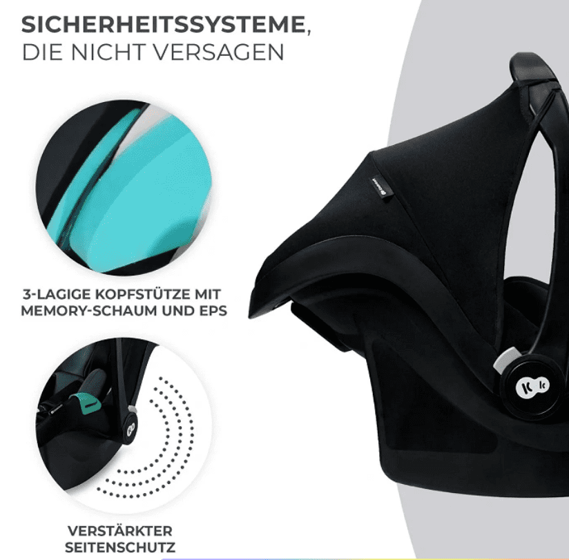 Kinderkraft Babyschale MINK PRO schwarz
